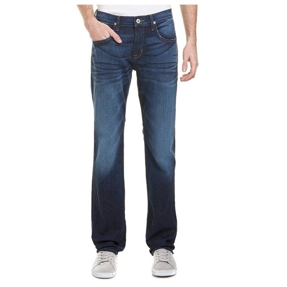 New Hudson Mens Byron Straight Zip In Unexpected Size W34 - Picture 1 of 2